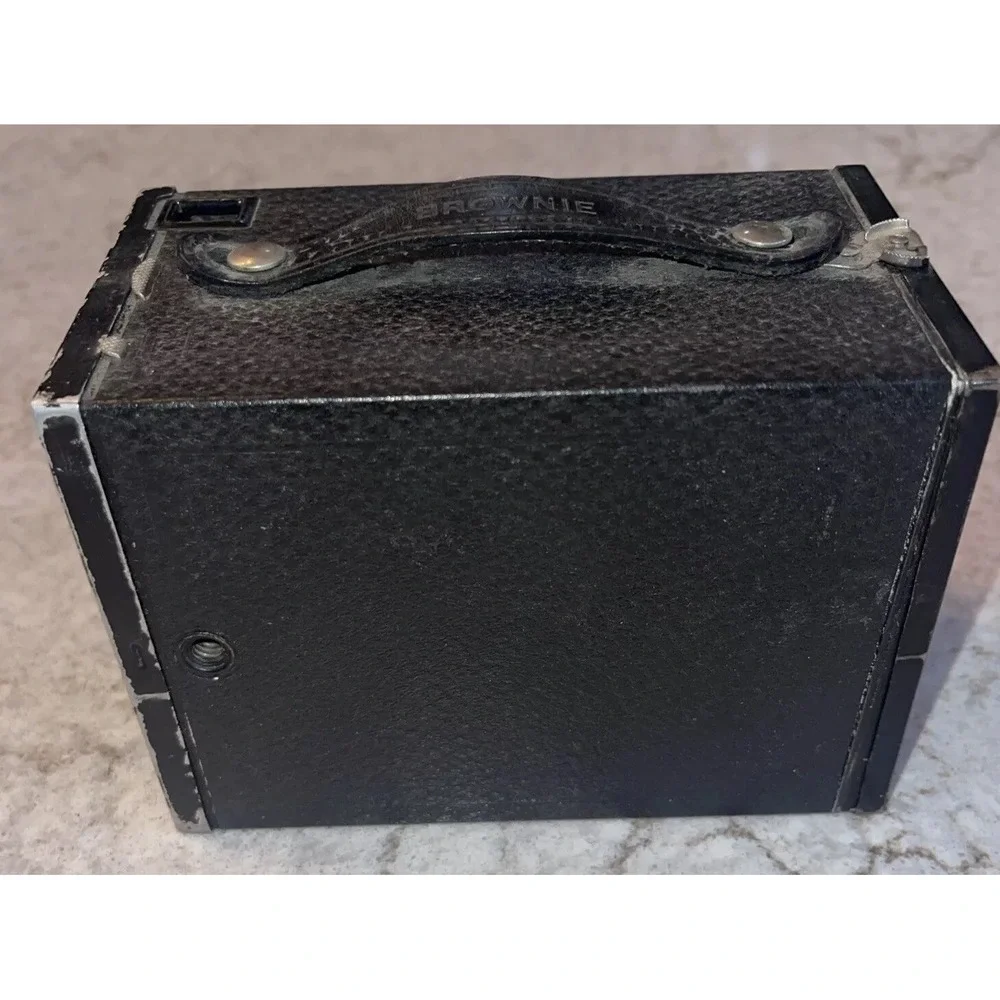 Vintage Parts Only Eastman Kodak Brownie No 2 Camera Box Film 120 Black As Is